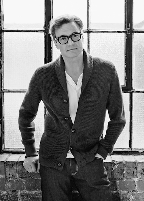 colinfirthdaily:Elle Magazine, March 2015 - photo by Robert Harper (x)