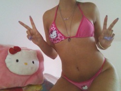 unicorn-ice:  hello kitty bikini 