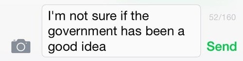 raptorific:  I hit words at random on iOS 8’s new predictive text feature so I