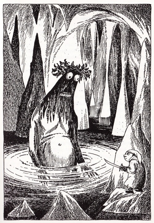 pizza-party:davescheidt:reptilmastaren:Did you know that Moomin creator Tove Jansson illustrated J.R.R Tolkiens The Hobb