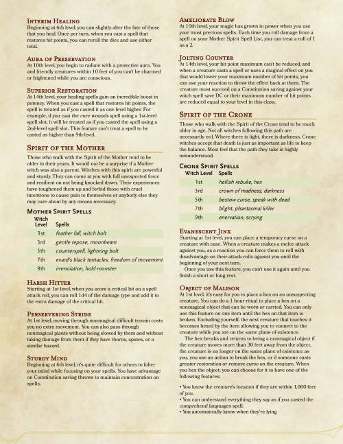 dnd-homebrew5e:Holy shirt balls. I did it. I FINALLY DID IT. I made a homebrew class of my own. Ther