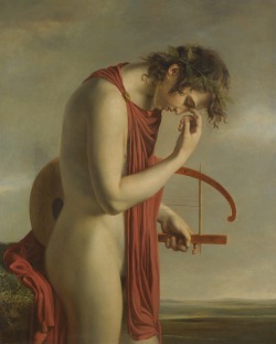 blastedheath: Attributed to Hugues Jean François Paul Duqueylard (French, 1771-1845), Orpheus. Oil on canvas, 99 x 80 cm. 