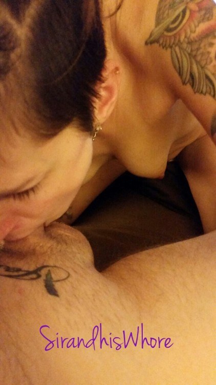 sirandhiswhore:Right before I showed her the two new bbc dildo’s I got her… she can’t wait to poun