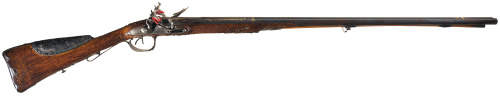 A fine French double barrel flintlock fowler signed, &ldquo;Chateau A Paris Canon Cordu&rdqu