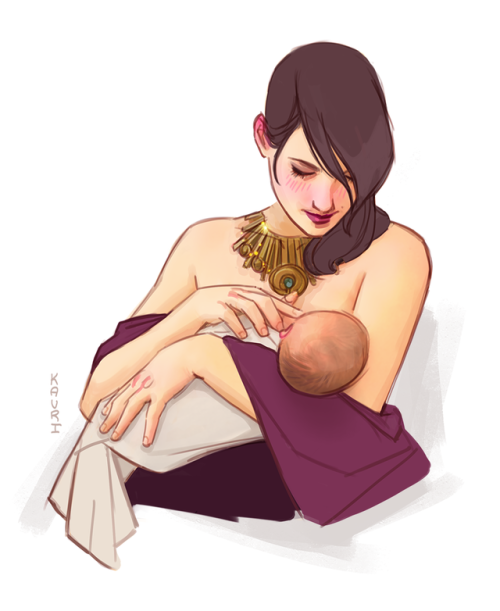 kauriart: Mama Morrigan Have a (super) quick Morrigan for a (belated) Mother’s Day!