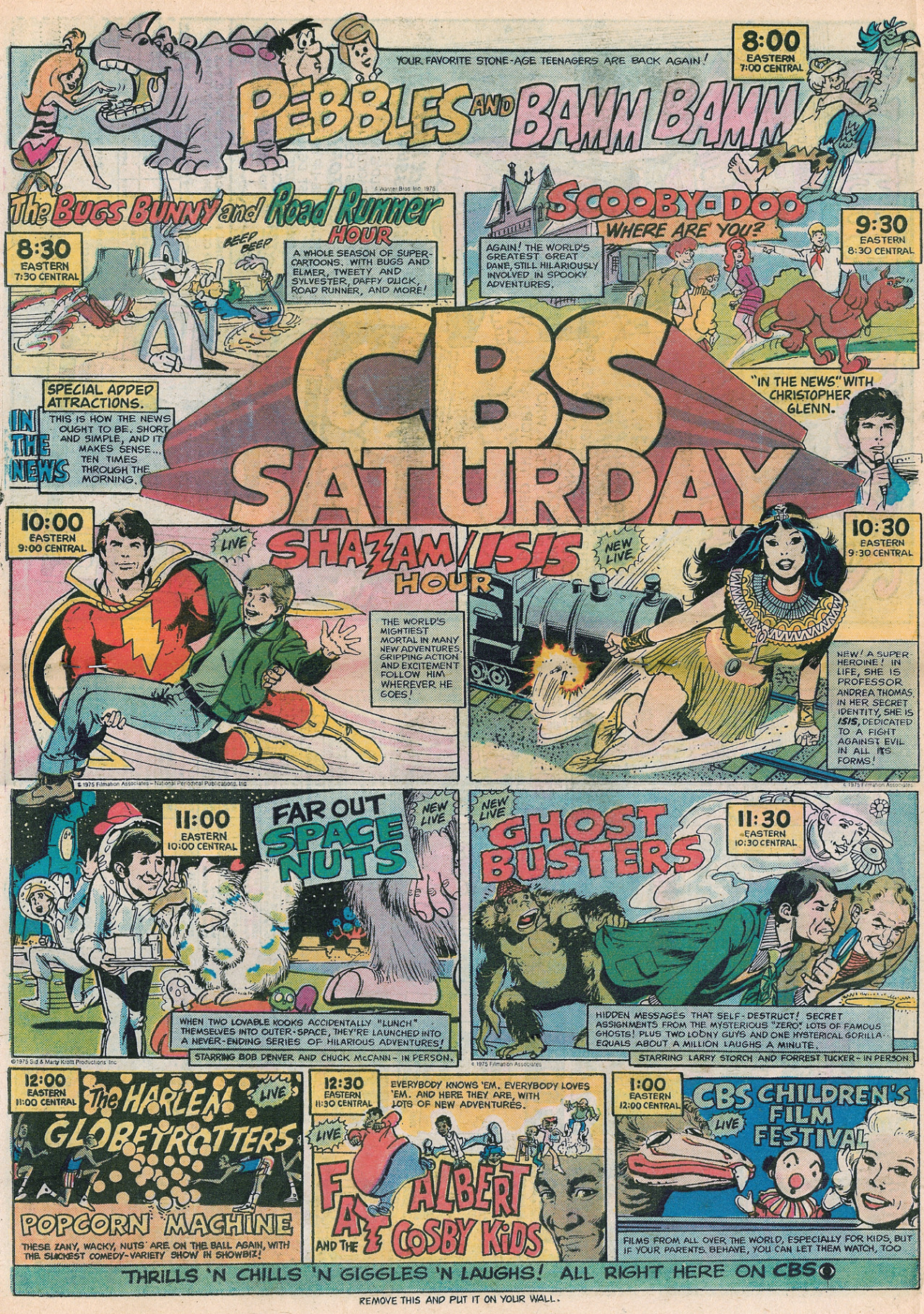 wilwheaton: gameraboy: 1975 CBS Saturday Morning Cartoons I love that “In the News”