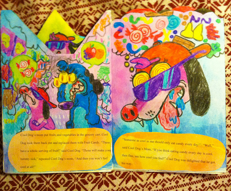 rasputins-gold:  kidz book i made for my Teaching Art at the Elementary Level final