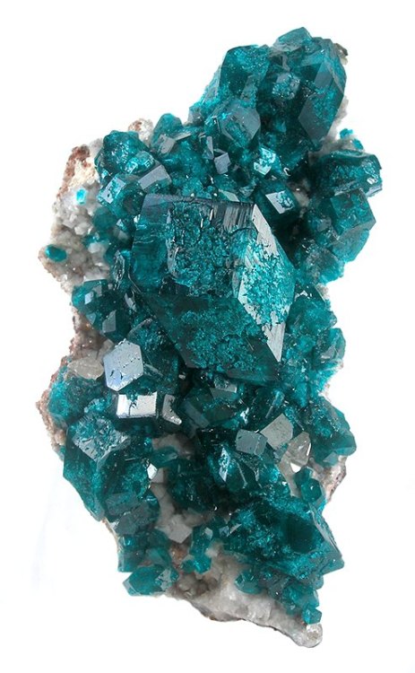 fuckyeahmineralogy:  Dioptase; Namibia