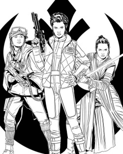 Wwprice1:  Jyn, Rey, And Leia By Marc Laming.