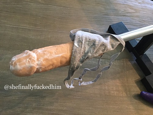 shefinallyfuckedhim:  Mmmmmmm..“”“I got to try out my new Fuck Machine this morning. Wow!!! That’s some Fuck….💋💋💋💋 Now I need a good camera man to film me using it……………….. I might let you play with me as well, maybe suck