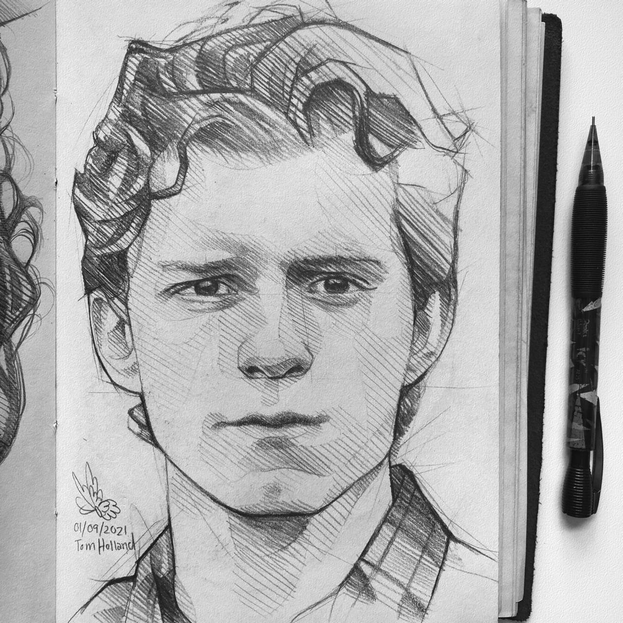 spiderman tom holland pencil drawing by heidrawing on DeviantArt