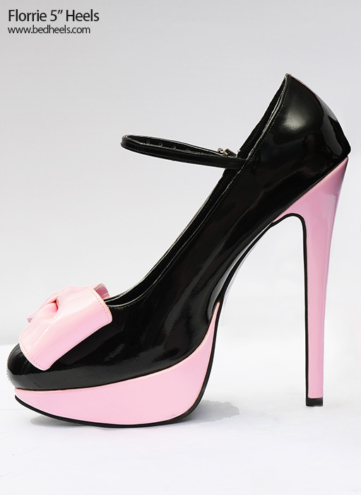 sarahcdlondon:  sissy-nana:  5&quot; Florrie Heels with Platforn  Wow love these