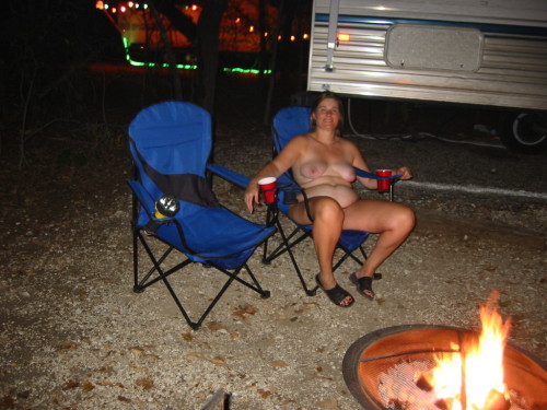 That’s my kind of camping there