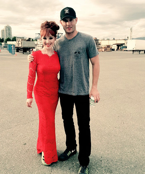 spncastdaily:  Behind the scenes of 11x03