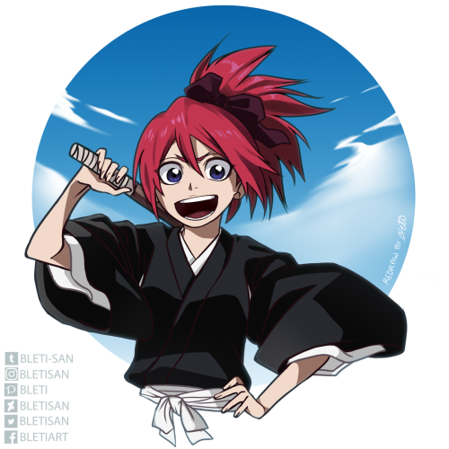  Ichika Abarai from Bleach Special One-shot Redraw by me 