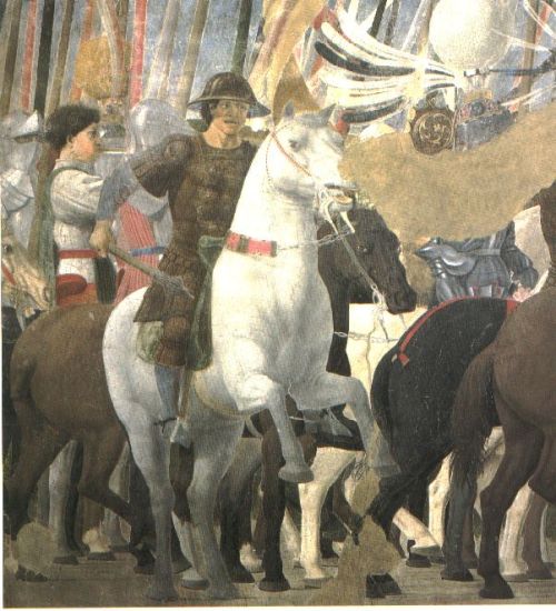 Victory of Constantine at the Battle of the Milvian Bridge, 1464, Piero della FrancescaMedium: fresc