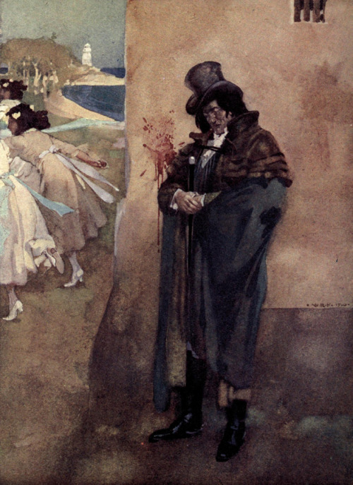 fuckyeahvintageillustration:‘Ruddigore - or The witch’s curse’ by W. S. Gilbert. With colored illust
