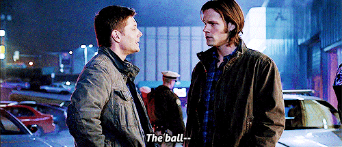 #Dean’s smug smile tho   ( ๑‾̀◡‾́)σ»  