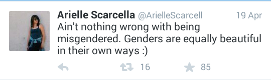 runawayufo: my responses to cis lesbian youtuber Arielle Scarcella’s disgusting