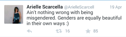 runawayufo: my responses to cis lesbian youtuber Arielle Scarcella’s disgusting transphobic tweet, which resulted in me being (once again) blocked.   arielleishamming why do you hate trans people so much 