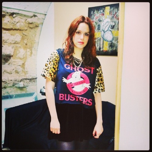 Beauty in my Ghost Busters top. @bambeezthename ♥ #bowsdontcry #mode #fashion #ootdmagazine #