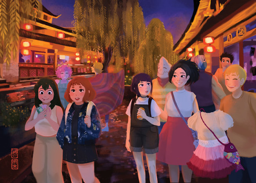 yumomo:  📍old town of lijiang, chinafor the @bnhatravelzine! one of my favourite places - it was sm fun working on this ;; the zine came out beautifully + everyone’s work is gorgeous <3  thank you for having me!! 