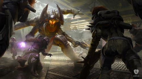geekynerfherder:  Cook & Becker, in partnership with Seattle studio Bungie, are releasing the second in a two part collection of giclée fine art prints featuring art from the video game ‘Destiny’. Each print in the full 20 print collection is
