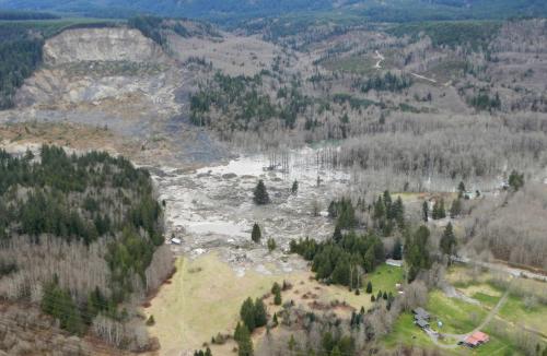 Deadly mudslide in WashingtonThis image, taken from an airplane, shows the best view I’ve seen of a 
