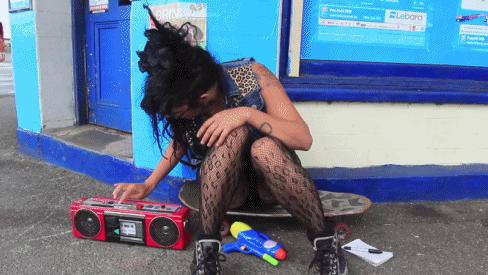 bulimiccokehead:  Skate Bitches is a short DIY film inspired by the 1986 Danny Plotnick
