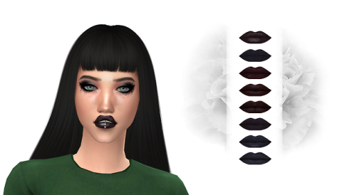 Black Lip Collection  A bundle of black lipsticks and glosses.Perfect for the goth or halloween love