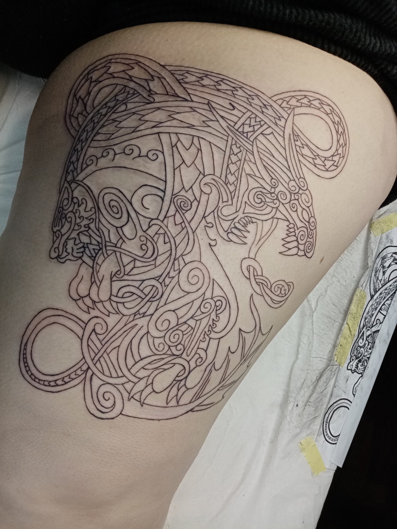 101 best Viking Fenrir Tattoo Ideas That Will Blow Your Mind  Outsons