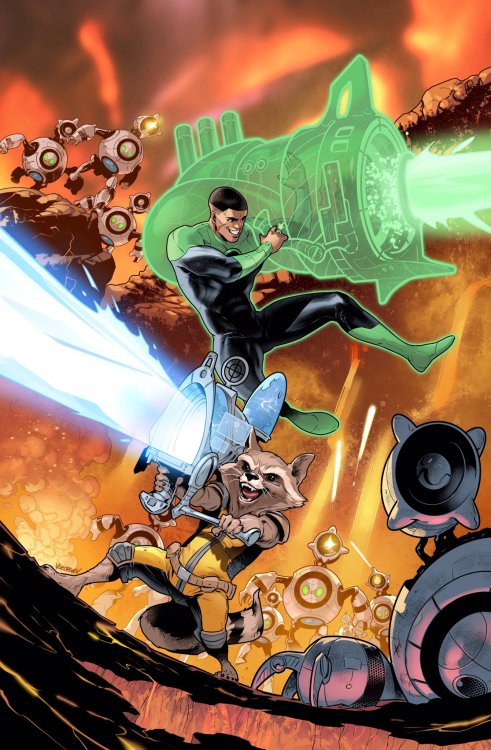 superheroes-or-whatever: DC/Marvel crossovers by Vasco Georgiev