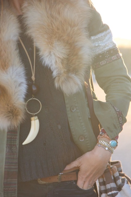 fur collar jacket