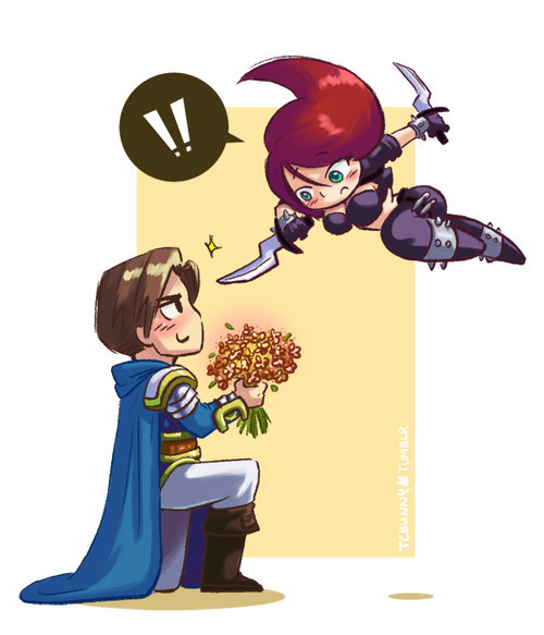 askgarencrownguard:  Trying to work both of “our ways” into starting a date. 