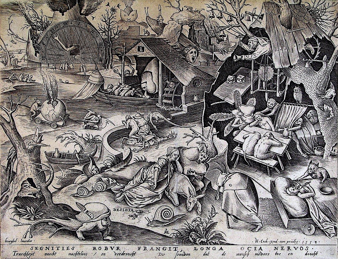 magictransistor:  Pieter Bruegel the Elder (engravings) ; from ‘The Seven Deadly