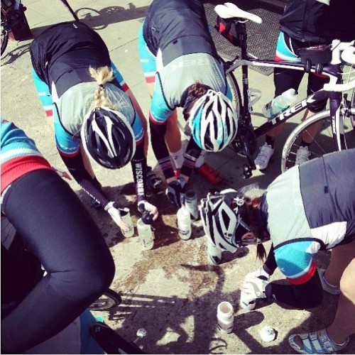 emmybremer: Rest stop refuel. #raphaprestige @chrisbacarella