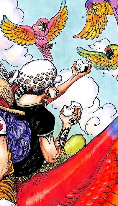 Luffy Law Kid From Colorspread 985 One Piece