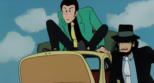 俺得アニメ Gif Bakadachi Lupin S Fiat Would Be To Die For Tbh