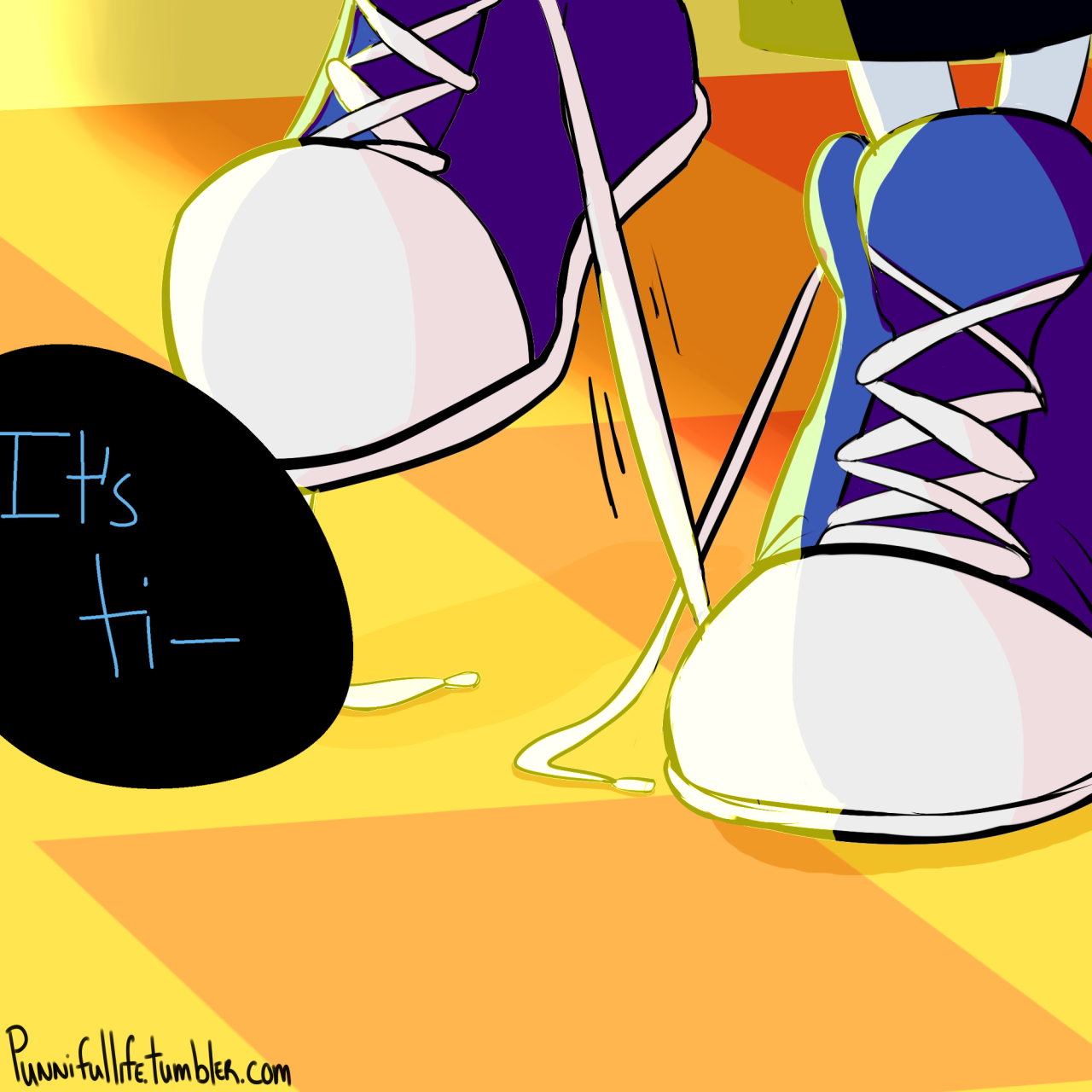 punnifullife:  Sans wearing sneakers is really cute and fits him, but he would definitely