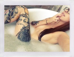 katiepino:  I take a lot of baths…