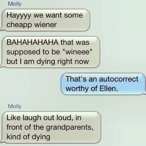 ellendegeneres:  Looks like they may have already had some cheap wine.