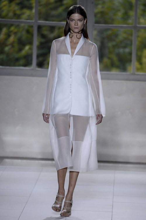 Label:  Balenciaga  Fashion Show:  Spring/Summer 2014 in Paris  Models:  Lexi Boling, Zoe Huxford, H