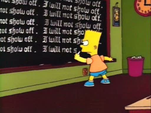 pr1nceshawn:  Some Of My Favorite Blackboard Gags From “The Simpsons”   