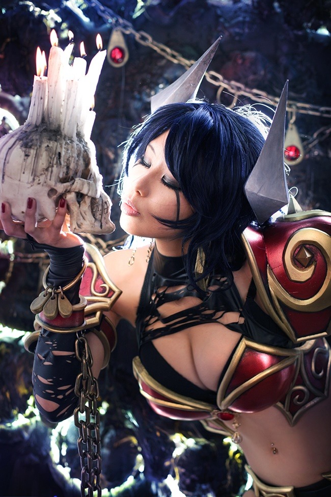 cosplayeverywhere:  DOTA2 ~  Akasha (The Queen of Pain)  | D&rsquo;&ldquo;&rsquo;