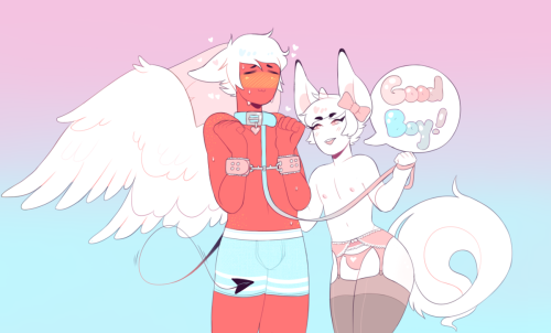 krystaldraws:  redraw of this pic from last year He He