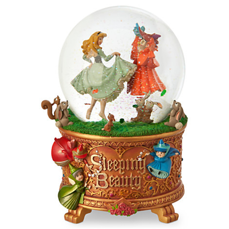 stevethompson-art:  The “Art of Aurora” Collection - Disney Store  I’ve been wanting to post about this mini collection for so long, and now I finally can! Out today at the Disney Store. I created artwork, a snow globe and ornament set to help