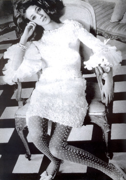 candypriceless:  Marisa Berenson in Valentino, 1968
