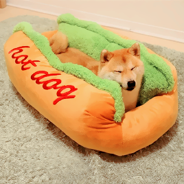 planetarian: pet hot dog shape bed || discount code:  tumblr-Feb04    ♡ $60 off for new users&n