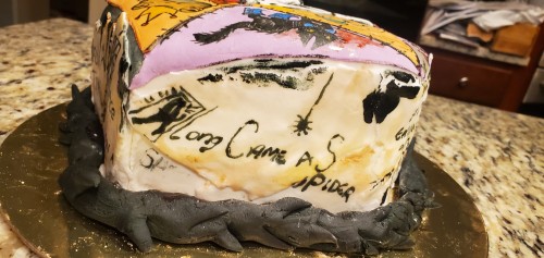 Everyone Look At This Neverafter Cake My Mom And I Made (she Baked/assembled It And I Just Did The Little
