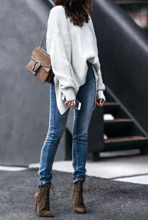 streetstyleplatform:Grey Sweater